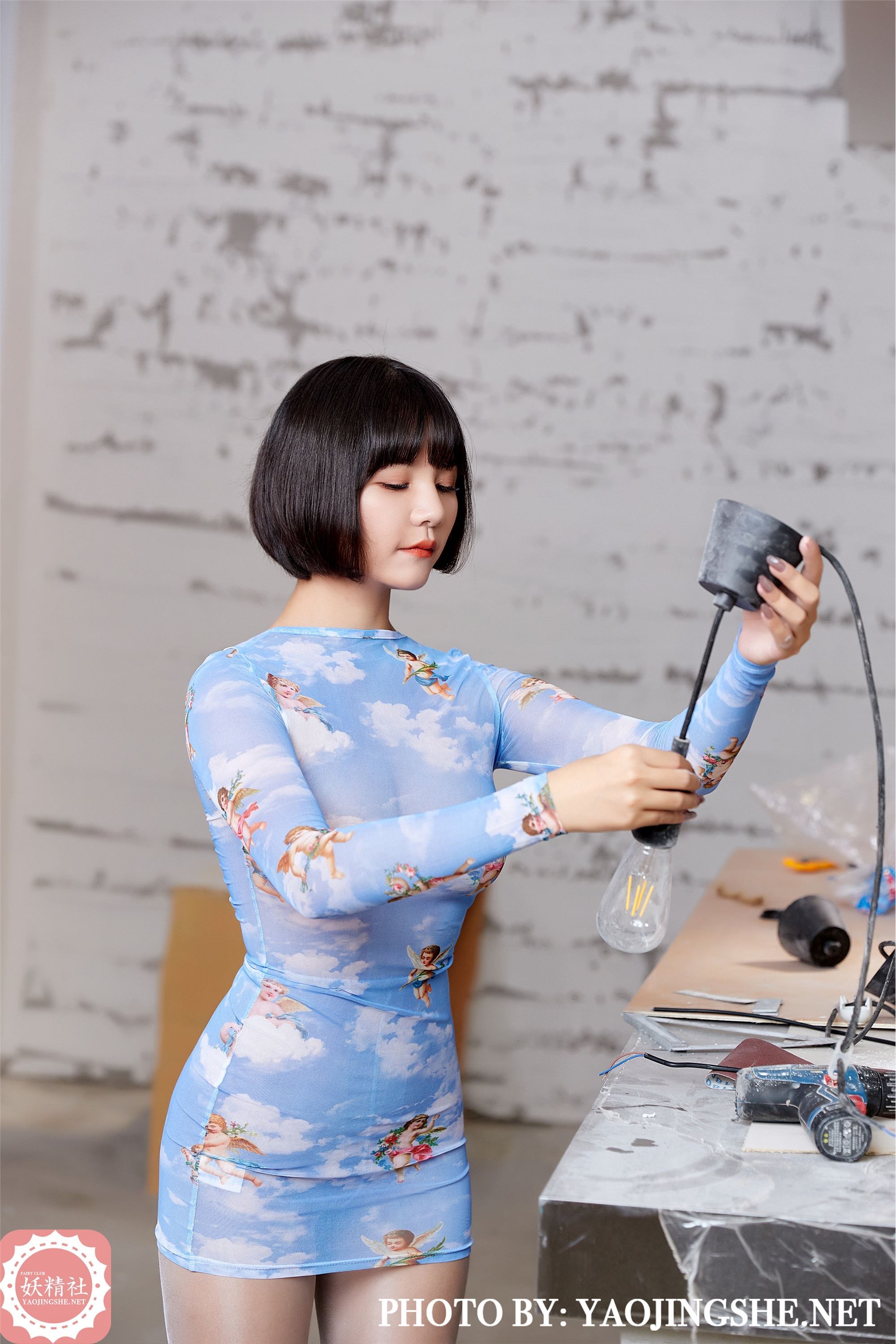 YaoJingShe 妖精社  T2035《唐飞飞-装修工》